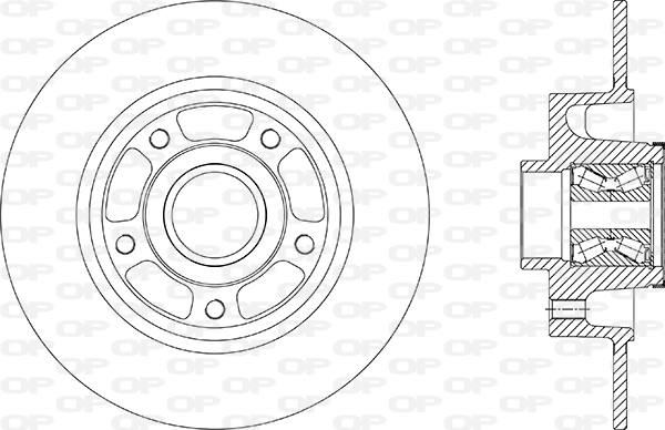Disque de frein OPEN PARTS BDA2879.30