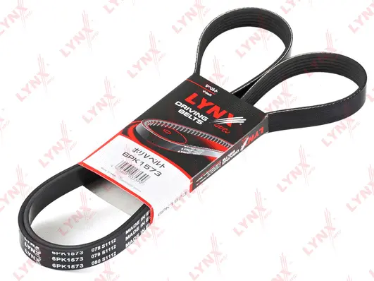 Courroie trapézoïdale à nervures LYNXAUTO 6PK1573