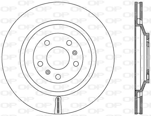 Disque de frein OPEN PARTS BDR2441.20