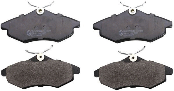 Kit de plaquettes de frein, frein à disque DENCKERMANN B110100