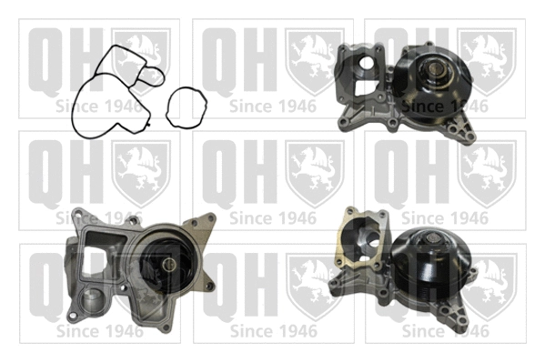 Pompe à eau, refroidissement du moteur QUINTON HAZELL QCP3745