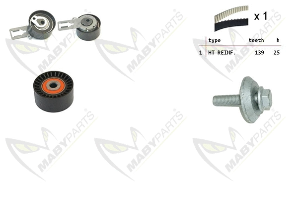 Kit de courroie crantée MABYPARTS OBK010058