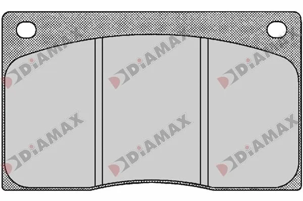 Kit de plaquettes de frein, frein à disque DIAMAX N09798