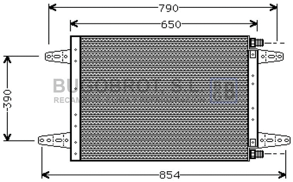 Condenseur, climatisation BUGOBROT 62-SC5007