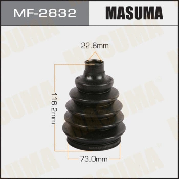 Jeu de joints-soufflets, arbre de commande MASUMA MF-2832