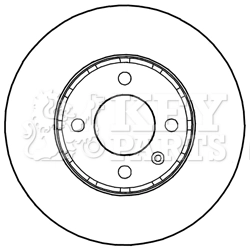 Disque de frein KEY PARTS KBD5236