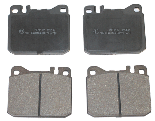 Kit de plaquettes de frein, frein à disque National NP2687