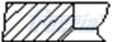 Jeu de segments de pistons FRECCIA FR10-380400