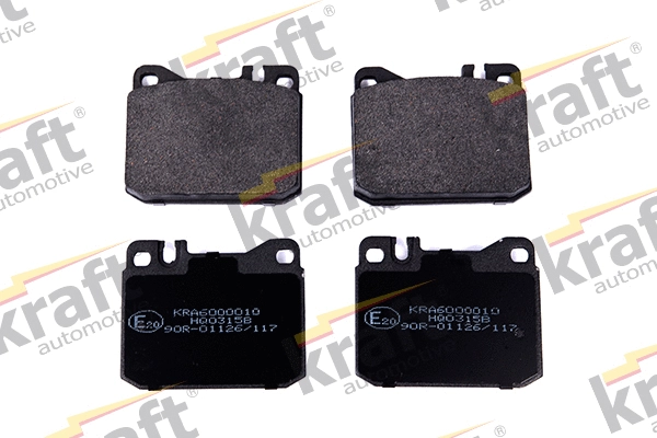 Kit de plaquettes de frein, frein à disque KRAFT AUTOMOTIVE 6000010
