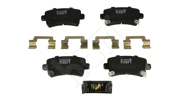 Kit de plaquettes de frein, frein à disque HART 248 978