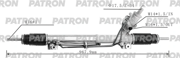 Crémaillère de direction PATRON PSG3007