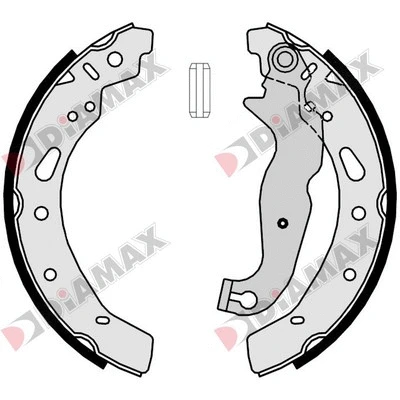 Jeu de mâchoires de frein DIAMAX N01358
