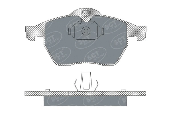 Kit de plaquettes de frein, frein à disque SCT - MANNOL SP 303 PR