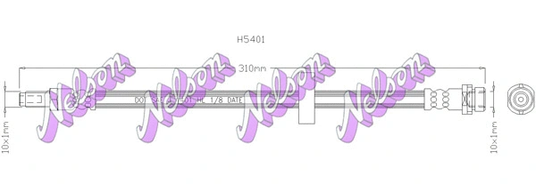 Flexible de frein KAWE H5401