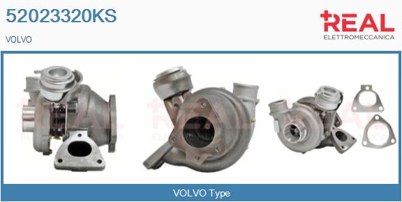 Turbocompresseur, suralimentation REAL 52023320KS