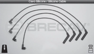 Kit de câbles d'allumage BRECAV 28.512