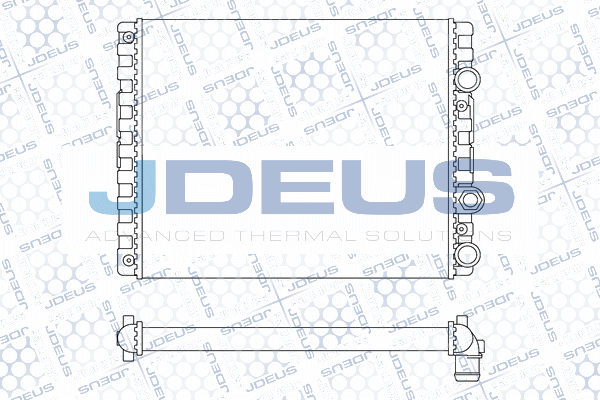Radiateur, refroidissement du moteur JDEUS M-0300400