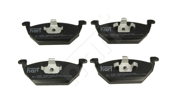 Kit de plaquettes de frein, frein à disque HART 215 966