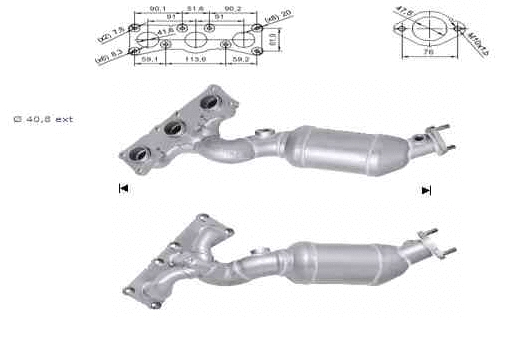 Catalyseur VEGAZ GmbH BK-845