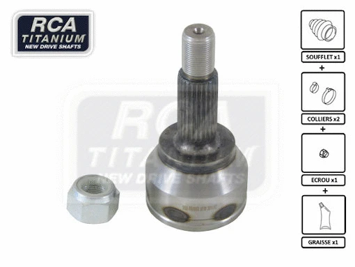 Jeu de joints, arbre de transmission RCA FRANCE AF20