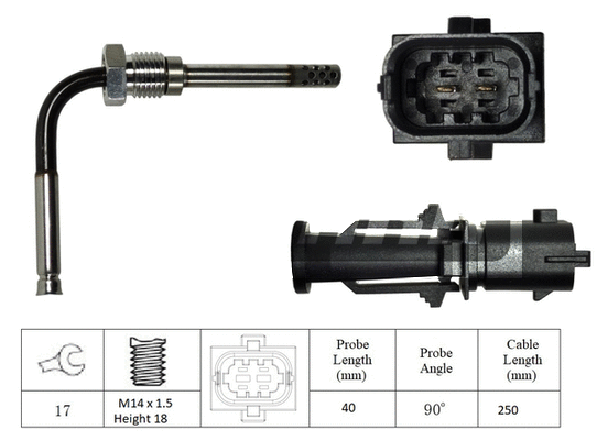 Capteur, température des gaz LEMARK LXT187