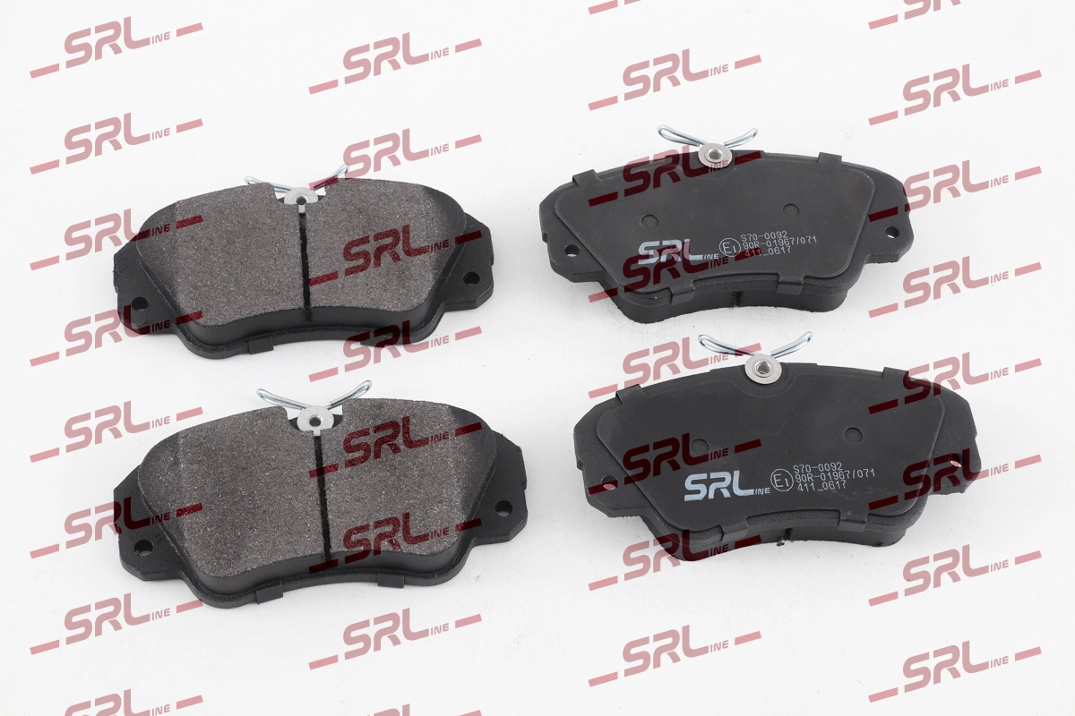 Kit de plaquettes de frein, frein à disque SRLine S70-0092