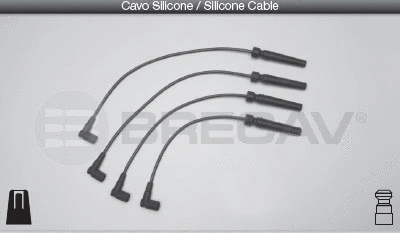 Kit de câbles d'allumage BRECAV 36.504