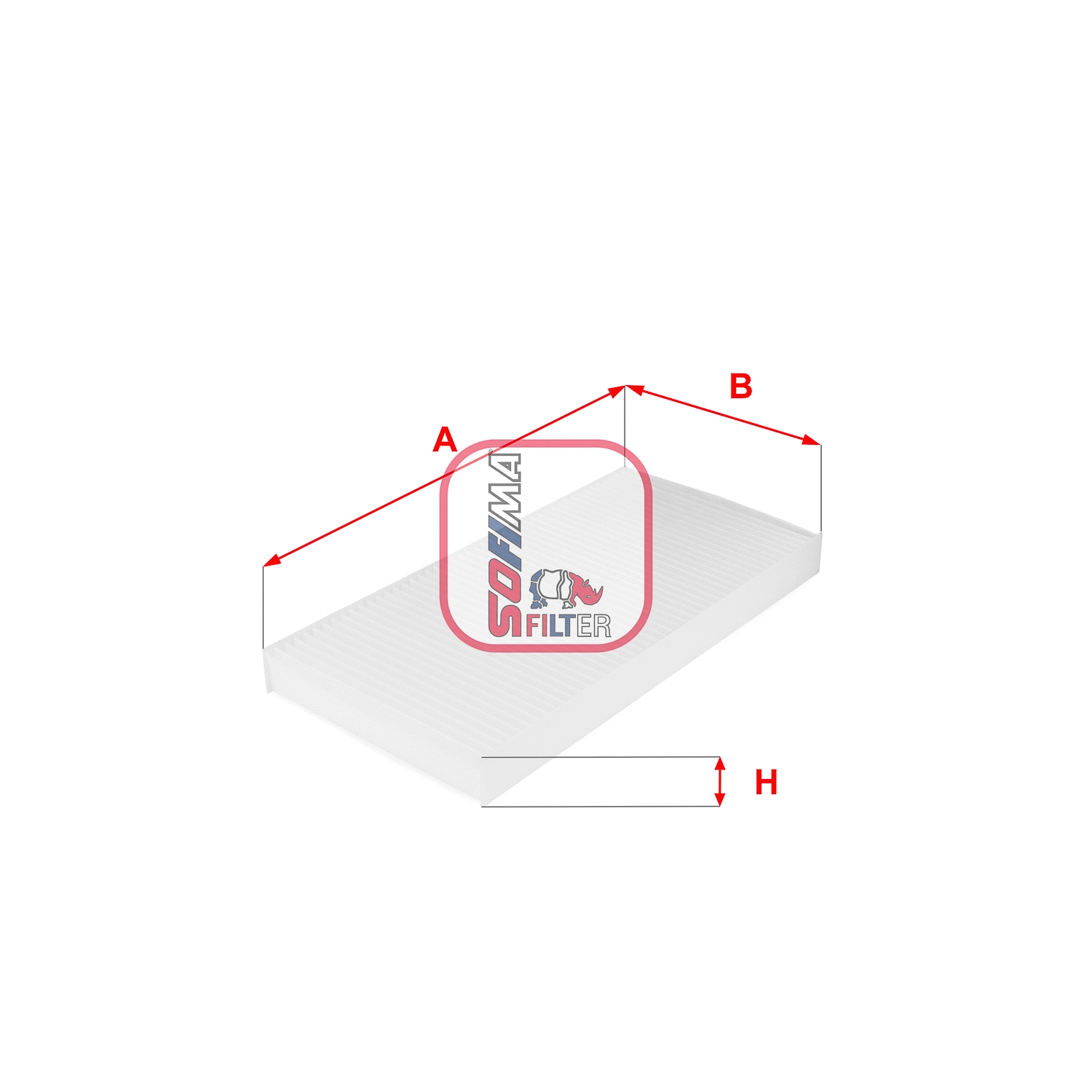Filtre, air de l'habitacle SOFIMA S 3045 C