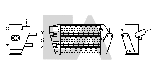 Refroidisseur d'air de suralimentation EACLIMA 36A02036