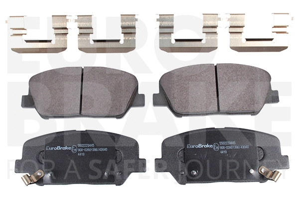 Kit de plaquettes de frein, frein à disque EUROBRAKE 5502223445