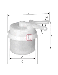Filtre à carburant SOFIMA S 1026 B