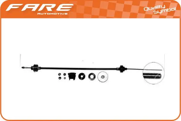 Tirette à câble, commande d'embrayage FARE-RCH 24443