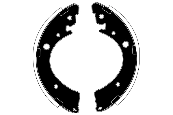 Jeu de mâchoires de frein RAICAM RA25360