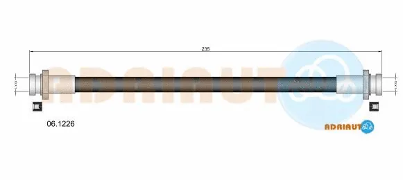 Flexible de frein ADRIAUTO 06.1226