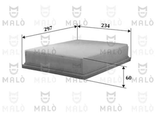 Filtre à air AKRON-MALÒ 1500125