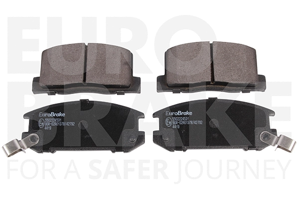 Kit de plaquettes de frein, frein à disque EUROBRAKE 5502224531