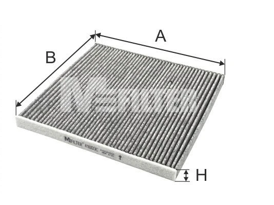 Filtre, air de l'habitacle MFILTER K 9203C