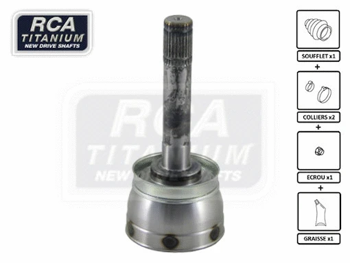 Jeu de joints, arbre de transmission RCA FRANCE NI123