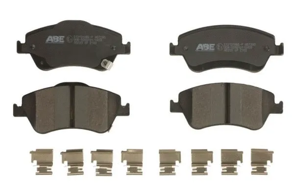 Kit de plaquettes de frein, frein à disque ABE C12131ABE-P