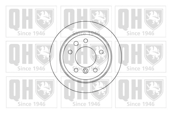 Disque de frein QUINTON HAZELL BDC3829