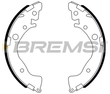 Jeu de mâchoires de frein BREMSI GF0719