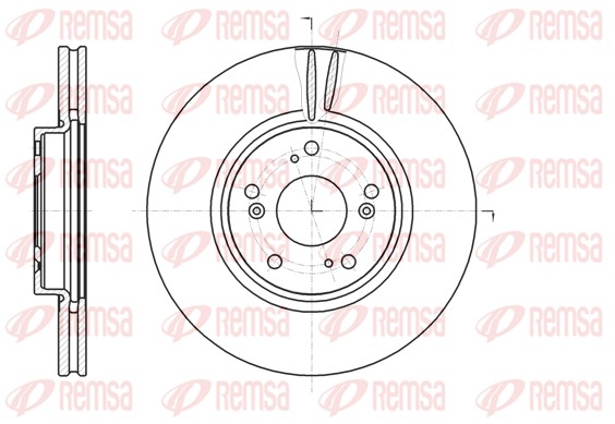Disque de frein REMSA 61218.10