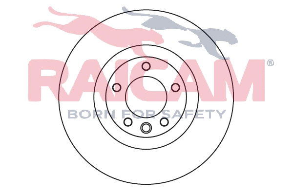 Disque de frein RAICAM RD01488