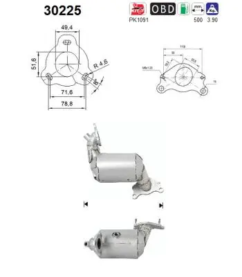 Catalyseur AS 30225