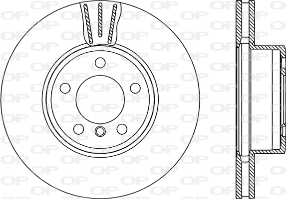 Disque de frein OPEN PARTS BDR2196.20
