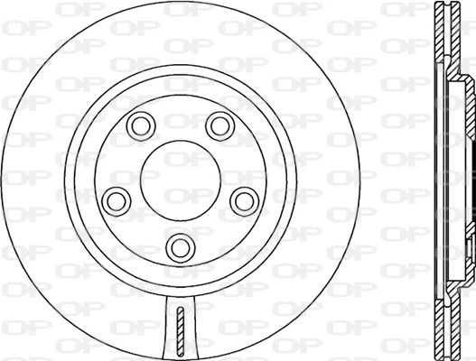 Disque de frein OPEN PARTS BDR2358.20