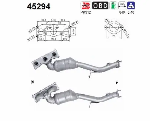 Catalyseur AS 45294