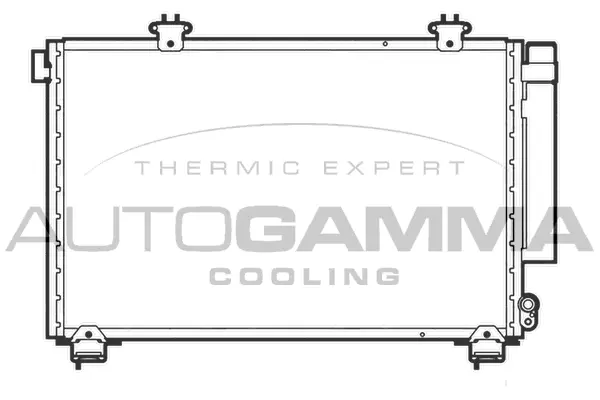 Condenseur, climatisation AUTOGAMMA 105898