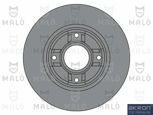 Disque de frein AKRON-MALÒ 1110463