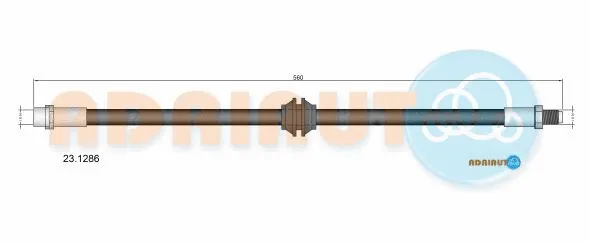 Flexible de frein ADRIAUTO 23.1286